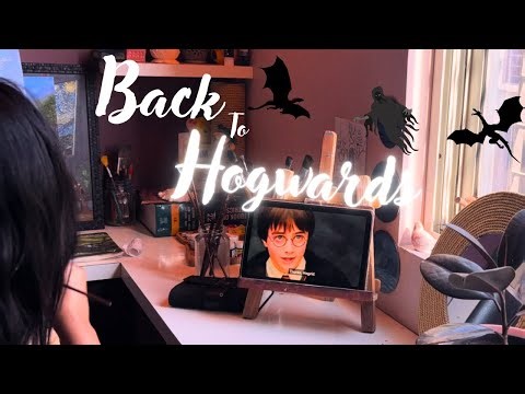 Turning Harry Potter into a Dreamy Painting because new era begins #harrypotter #artvlog 
