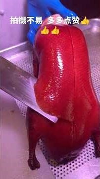 Fastest Peking Duck Cutting Skills Ever 🔪⚡