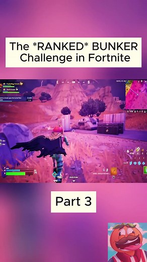 The RANKED BUNKER Challenge in Fortnite Part 3 #tomato #fortnite #gaming #videoviral #foryou