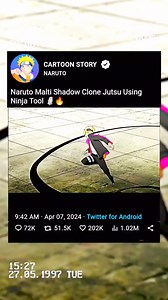 105K views · 916 reactions | Naruto Malti Shadow Clone Jutsu Using Ninja Tool  | Cartoon story | Facebook