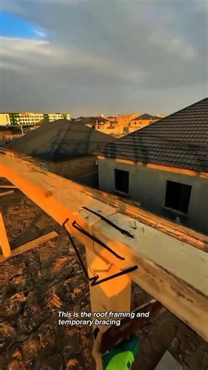 Professional Roof Framing and Temporary Bracing Technique