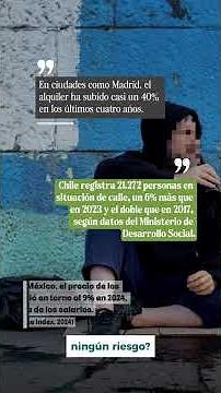 Sinhogarismo también es: Riesgo