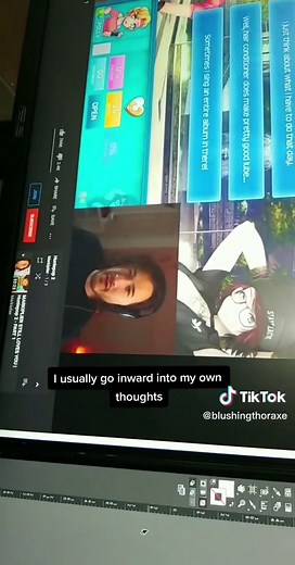 Blushing Thoraxe on TikTok