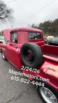 1955 Chevy Step Side 3100 $24,900 Maplemotors.com # 3385-1 #chevrolet #pickup #trucks #1955 #classic
