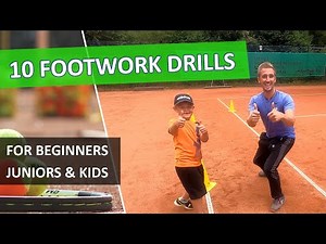10 Tennis Footwork Drills For Juniors & Beginners (4K)
