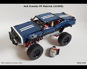 LEGO MOC-87852 4x4 Crawler Power Functions Rebrick (Technic 2021)