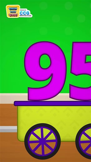 Counting 91–100 with Train 🚂🔢 Kid Learning