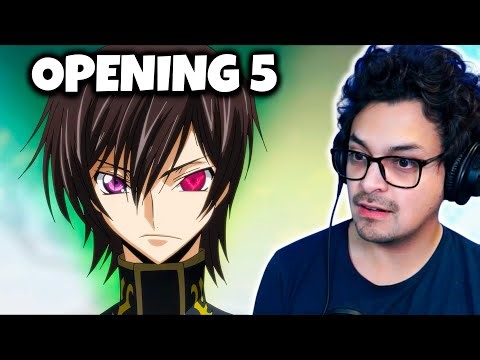 Las dos facetas de LELOUCH? | Code Geass OPENING 5 | World End - FLOW REACCIÓN