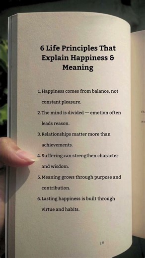 6 Life Principles That Explain Happiness & Meaning😎🔥Bigi #subscribe #shorts