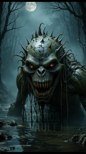 The Swamp Monster #horror #horrortok #creepypasta #horrorvideos #scaryvideos #scarytiktoks #creepy #horrormovie #scary #creepytok #horrormovies #horrorstory #creature #swampmonster #monster