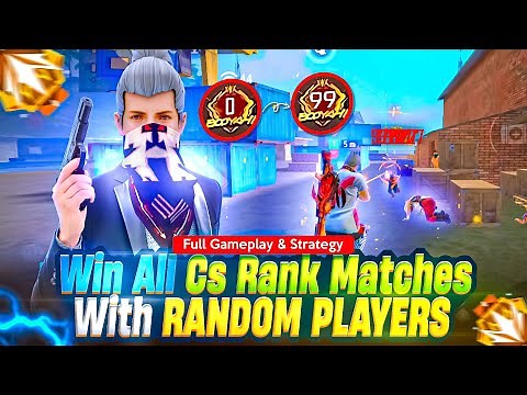How To Win Every CS RANK With Random Players || Free Fire Pro Tips And Tricks 🔥 || Utkarsh FF