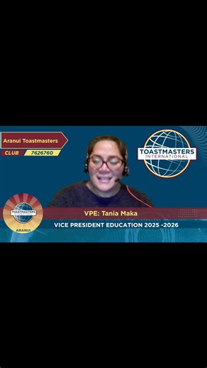 🌟 Meet our VPE: Tania Maka! 🌟 ​We are so excited to introduce our Vice President Education for 2025-2026! ​ ​Why Tania loves her role: She is passionate about supporting our members as they step out of their comfort zones and crush their speaking goals. Whether you are a pro or a first-timer, Tania is here to guide your journey! ​Tania’s advice for you: "Take your first step. You have everything to gain and you’ll thank yourself for taking that leap of faith." ​Drop a "Hi Tania!" in the commen