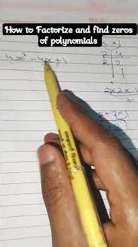 find zeros of the polynomials #maths