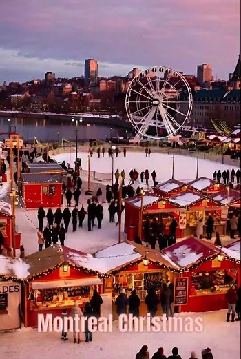 Christmas in Montreal 2025 | Old Montreal Lights ✨