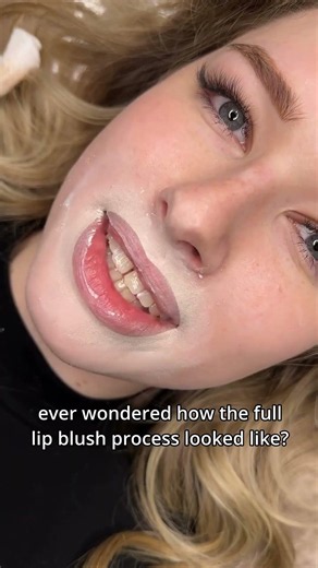 Fresh Lip Pigmentation, From Start to Finish 💋 Watch the Full Process!