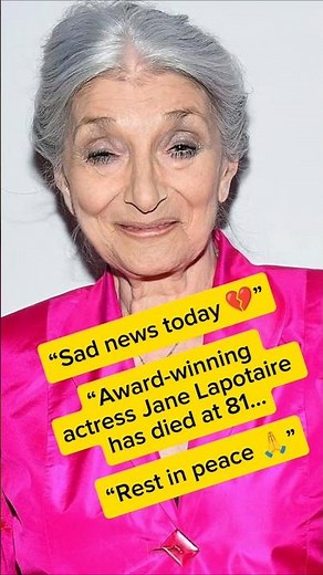 Award-Winning Actress Jane Lapotaire Dies at 81 💔 | Édith Piaf Star Tribute#shorts