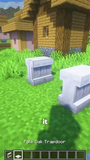 Simple Bench in Minecraft