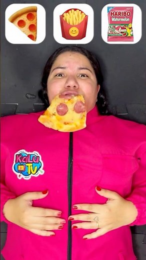 Desafio da comida 🍟🍕🍭#challenge