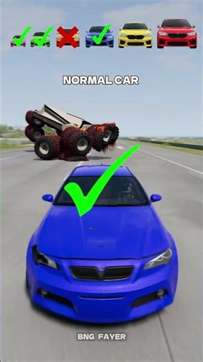 Big & Small Cars vs Big Mcqueen Truck