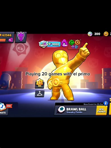 For pain and for glory 🙏#brawlstarstiktok #fy #fyp #trophies #elprimo #brawlstars