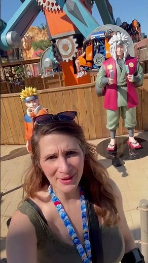 Le roller coaster Naruto à faire ABSOLUMENT 🎢#naruto #parcdattraction #invitation