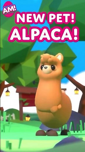 Roblox Adopt Me Alpaca pet is so cute! 😍