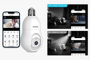 Don't Pay $50, Get a LaView L2 4MP Light Bulb Security Camera for $19.99 – Today Only