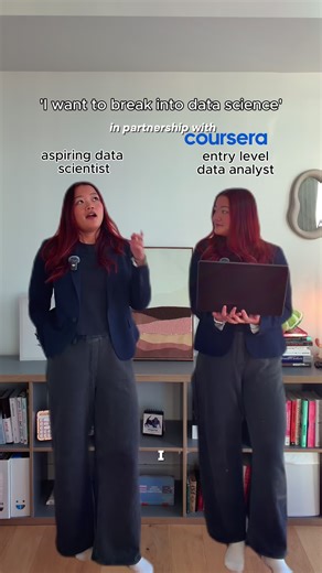 From zero direction to job-ready skills. They didn’t start with a tech background — just curiosity and a plan. One Google Data Analytics course → guided projects → real portfolio → interview prep. You don’t need to master AI first. Start with the fundamentals and build from there. 📊 Follow Coursera for more tips on building real-world data skills and starting your tech career. #coursera #dataanalytics #datascience #ai