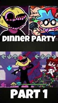 FNF - Dinner Party [PART 1] [HOW THE MONSTER STOLE CHRISTMAS] (FNF MOD) #shorts