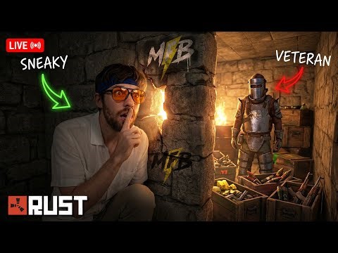 🔴RUST LIVE | Building A SECRET BUNKER Under A CLAN BASE... 🤫 (Part 2)