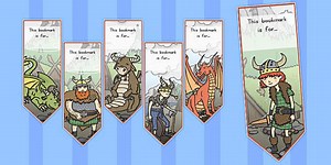 How to Train Your Dragon Bookmarks
