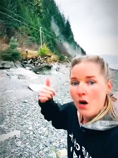 She Barely Escaped a Deadly Rockslide!
