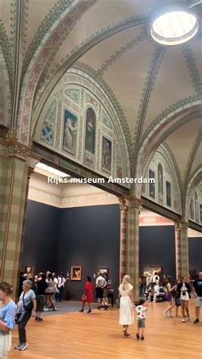 Inside of Rijks museum Amsterdam
