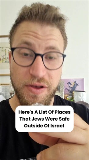 212K views · 4.5K reactions | How many places throughout history were the Jewish people actually safe long-term? | United With Israel | Facebook