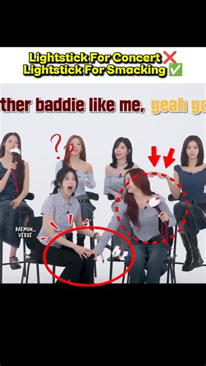 Lightstick For Smacking ✅🤣 #babymonster #ahyeon #chiquita #shorts