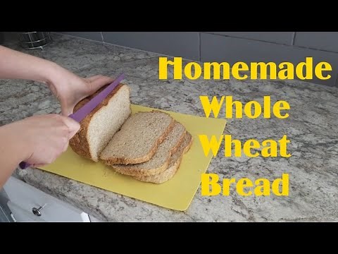 Homemade Whole Wheat Bread Recipe || Bread Machine Bread