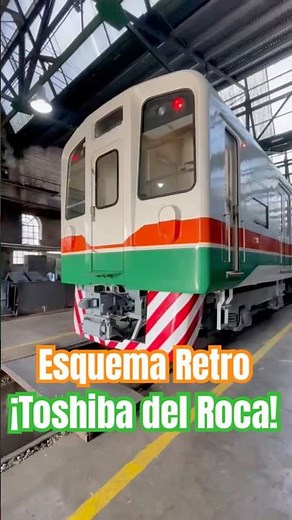 Avance del Esquema RETRO del TOSHIBA de la #lineagralroca #trenesargentinos