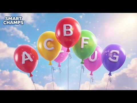 Learn A to Z with Balloons 🎈 | Fun ABC for Toddlers