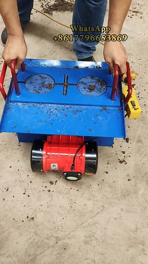 Mobile Manual Hollow Solid Brick Maker Concrete Cement Block Making Machine #Mould #block | Lucky Man