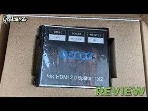 EZCOO 4K HDMI 2.0 Splitter Review