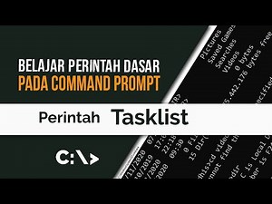 Belajar Command Prompt 47 | Melihat Proses Aplikasi Yang Berjalan dengan Perintah Tasklist Pada CMD