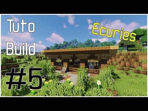 Tuto #5 FR - Ecuries - BUILD Tutorial Minecraft - 1.19