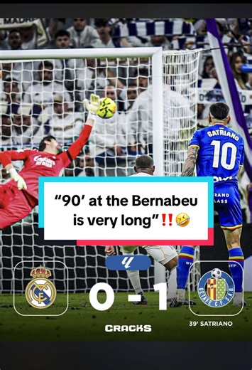 🚨Real Madrid 0 - 1 Getafe‼️ Real Madrid drop 3 points against Getafe in today’s La Liga fixture! #realmadrid #getafe #laliga #fcbarcelona🔵🔴 #soccer @Real Madrid C.F. @Getafe C.F.