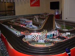Slot Car Layout - Scalextric - West Palm Beach Slot Car Club (WPBSCC) - Martin Raceway