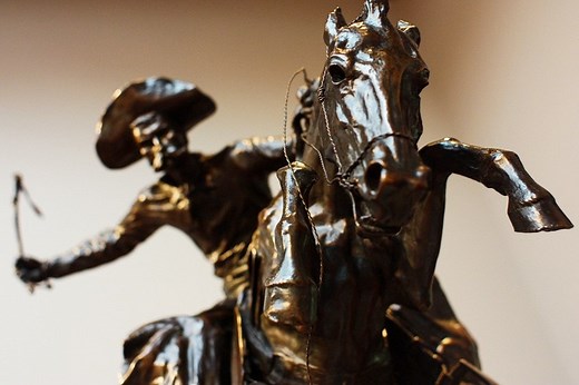 "Bronco Buster" by Frederic Remington - The Bronco Buster Statue