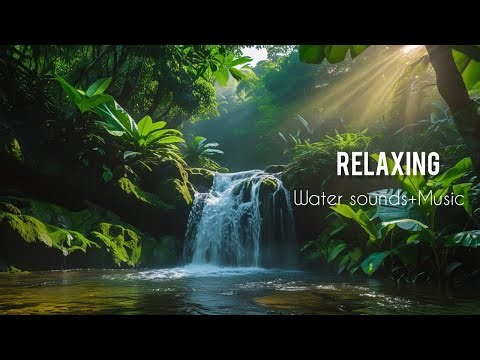 Relaxing Waterfall Sounds|Calming Music