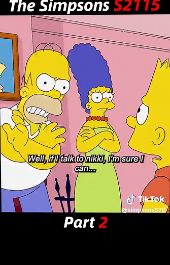 ‏#bart#kiss#homer#simpsons | bart x nikki