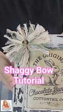How I make my Shaggy Bows aka Messy Bow #diycrafts #tutorial #crafting