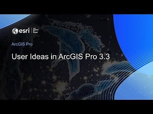 Your Ideas in ArcGIS Pro 3.3