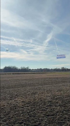 Piper Super cub banner drop at 3TR